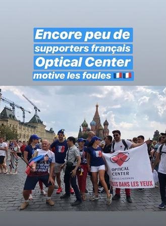 Optical Center supporter de l'quipe de France
