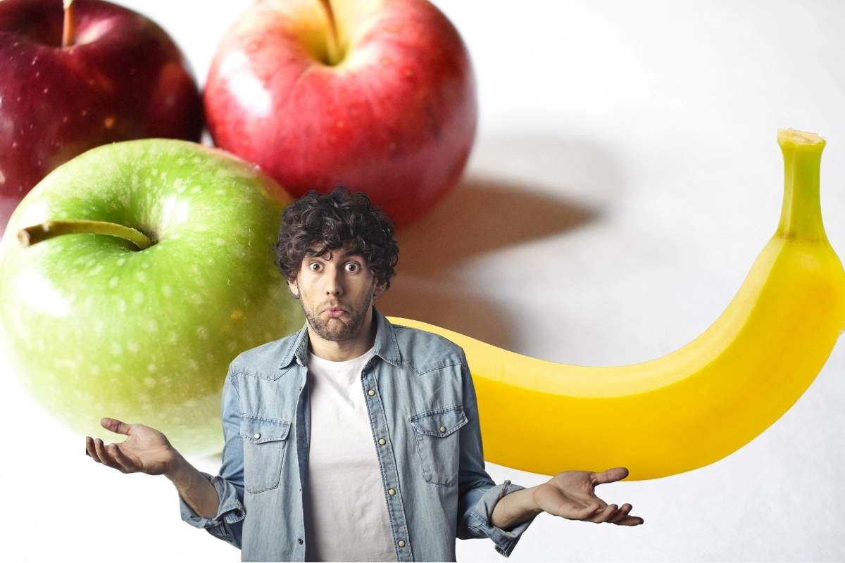 Pomme vs banane : découvrez le fruit champion pour perdre du poids!